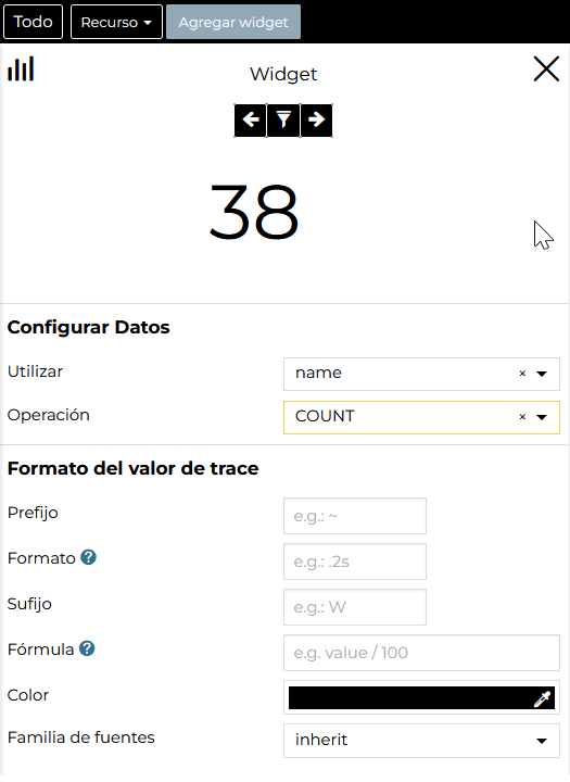 Creación de Widget de Contador