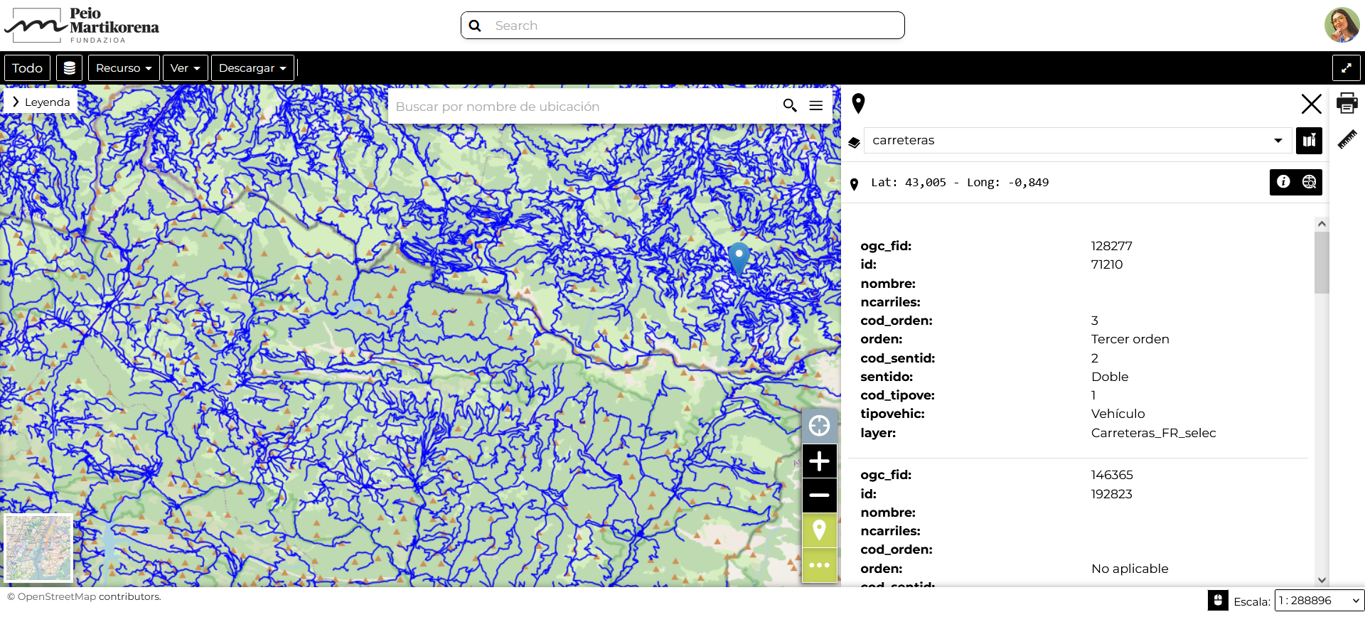 Consultando Objetos en el Mapa