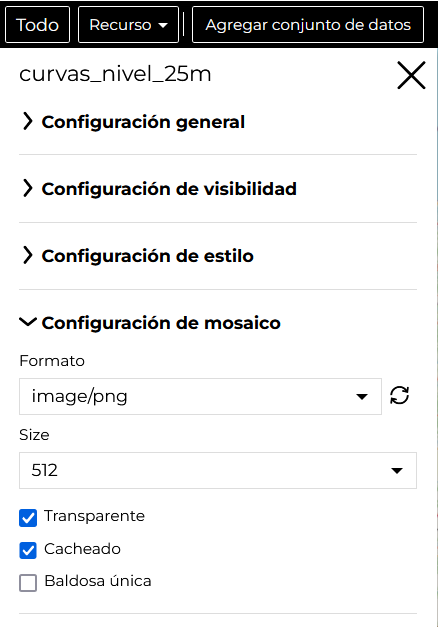 La Pestaña de Teselado en el Panel de Ajustes
