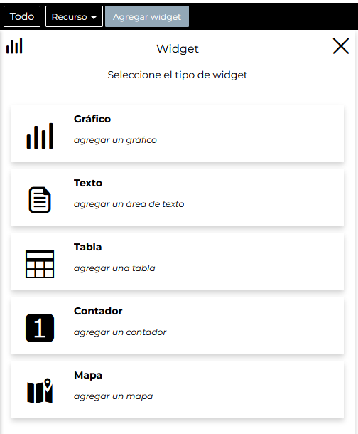Creación de Widgets